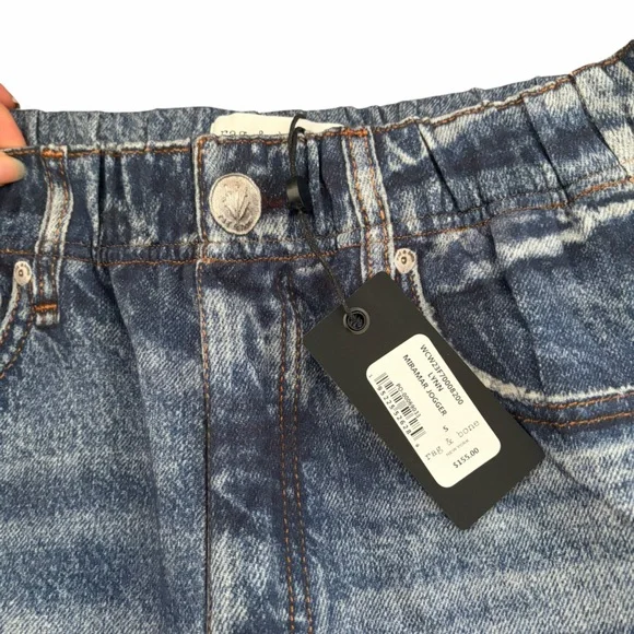 Rag & Bone Miramar Joggers Jean Print Sweatpants Small - Picture 5 of 8